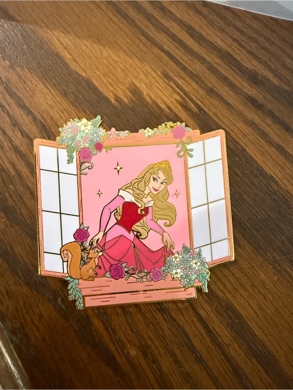 Box lunch Aurora window pin